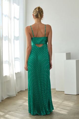 61 Jane Pleated Polka Dot Dress