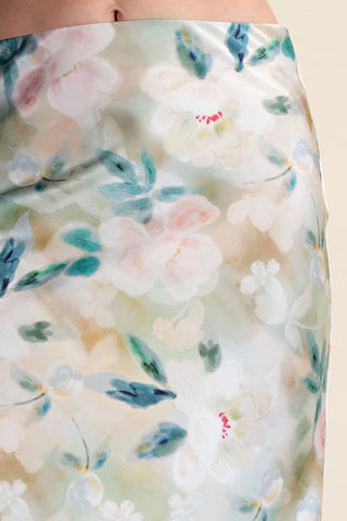 61 Jane Satiny Midi Skirt
