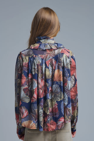 61 Jane Boho Ruffle Blouse