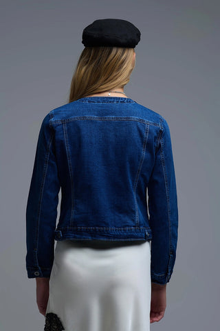 61 Jane Embellished Denim Jacket