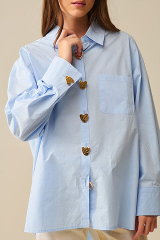 61 Jane Oversized Poplin Shirt