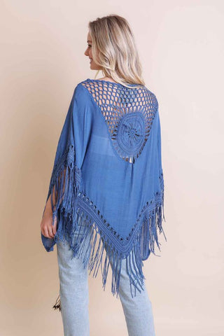 Crochet Medallion Tassel Cover Up *Online Only* - Premium cover ups at Lonnys NY - Just $49! Shop Womens clothing now 