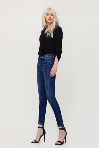 High Rise Ankle Skinny *Online Only* - Premium  at Lonnys NY - Just $90! Shop Womens clothing now 