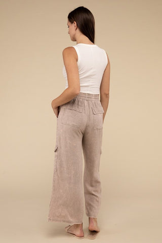 Cargo Pants with Elastic Waist *Online Only* - Premium clothing at Lonnys NY - Just $58! Shop Womens clothing now 