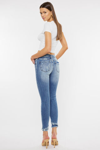 Mid Rise Ankle Skinny Jeans *Online Only* - Premium  at Lonnys NY - Just $67! Shop Womens clothing now 