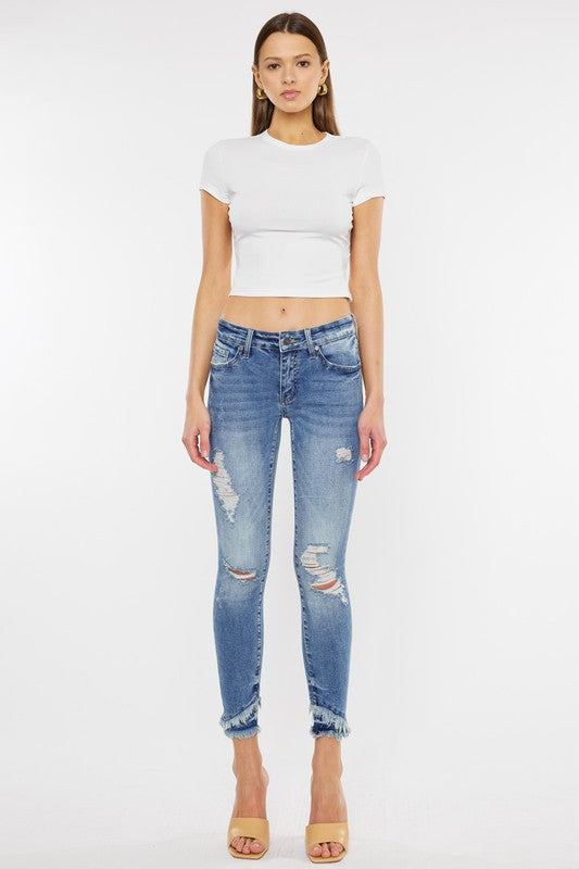 MID RISE ANKLE SKINNY JEANS *Online Only*