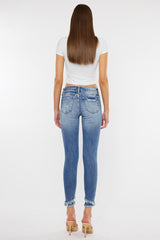 MID RISE ANKLE SKINNY JEANS *Online Only* - Premium  from Kan Can USA - Just $75! Shop now at Lonnys NY