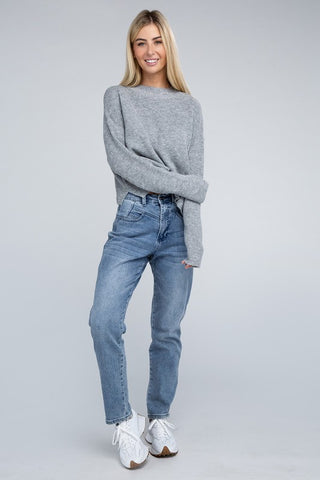 Mock Neck Sweater *Online Only* - Premium clothing at Lonnys NY - Just $35! Shop Womens clothing now 