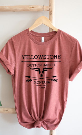 Yellowstone Dutton Ranch Montana Tee *Online Only* - Premium clothing at Lonnys NY - Just $44! Shop Womens clothing now 