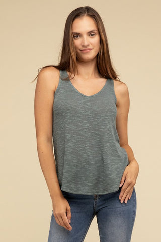 V Neck Cami Tank *Online Only* - Premium Shirts & Tops at Lonnys NY - Just $34! Shop Womens clothing now 