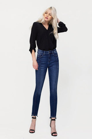 High Rise Ankle Skinny *Online Only* - Premium  at Lonnys NY - Just $90! Shop Womens clothing now 