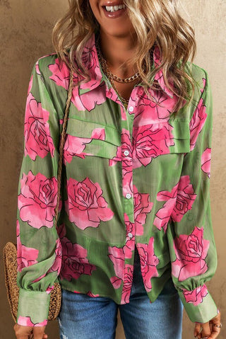 Rosy Long Sleeve Shirt *Online Only* - Premium  at Lonnys NY - Just $90! Shop Womens clothing now 