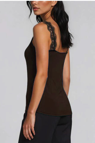 Pete Lace Décolletage Tank Top