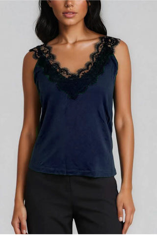 Pete Lace Décolletage Tank Top