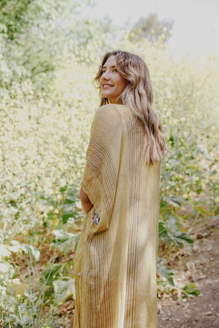 Lightweight Frayed Trim Kimono *Online Only* - Premium clothing at Lonnys NY - Just $48! Shop Womens clothing now 