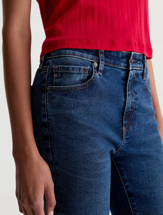 AG Farrah Boot Cropped Mid Rise Kick Flare Jeans