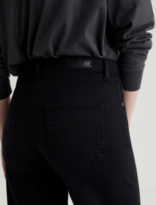 AG Jeans Saige Wide Leg Crop - Black