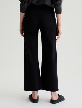 AG Jeans Saige Wide Leg Crop - Black