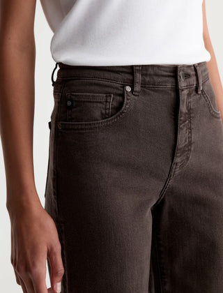 AG Saige Mid Rise Wide Leg Crop Jeans