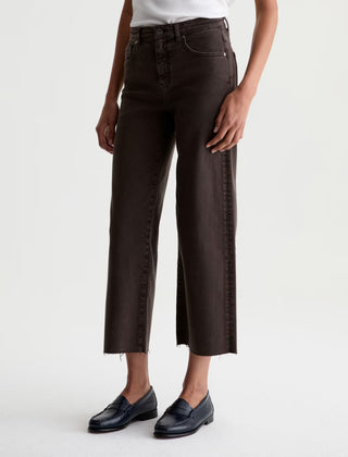 AG Saige Mid Rise Wide Leg Crop Jeans