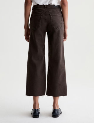 AG Saige Mid Rise Wide Leg Crop Jeans