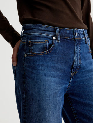 AG Saige Wide Leg Crop Mid Rise Jeans
