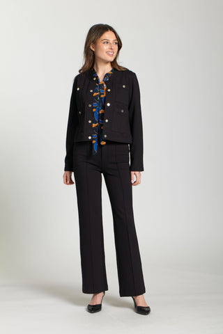 APNY Ponte Collarless Jacket