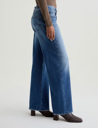 AG Adria Low Rise Wide Leg Jeans in Headline