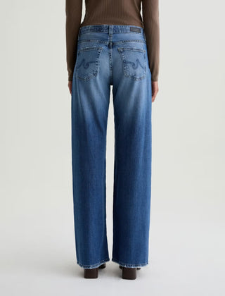 AG Adria Low Rise Wide Leg Jeans in Headline