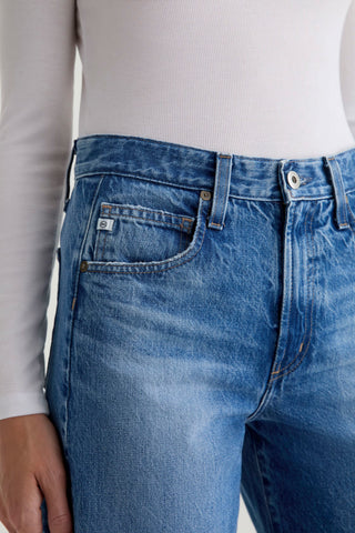 AG Jeans Hattie High Rise Barrel - Candid