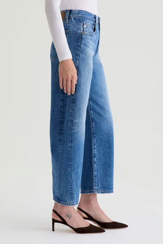 AG Jeans Hattie High Rise Barrel - Candid