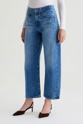 AG Jeans Hattie High Rise Barrel - Candid