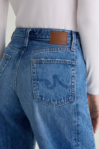 AG Jeans Hattie High Rise Barrel - Candid
