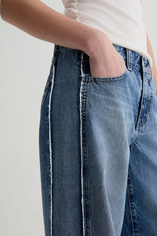 AG Adria Wide Leg Low Rise Jeans