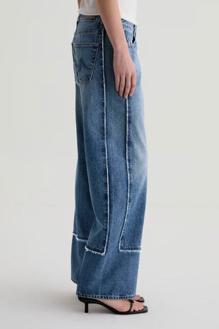 AG Adria Wide Leg Low Rise Jeans