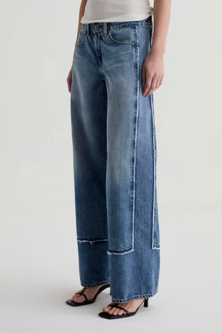 AG Adria Wide Leg Low Rise Jeans