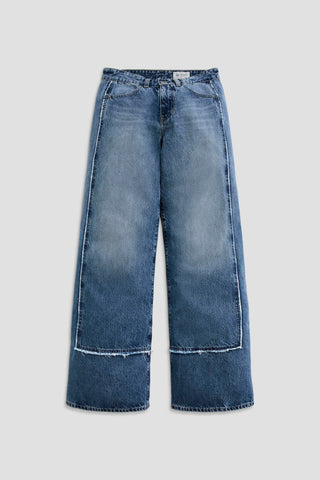 AG Adria Wide Leg Low Rise Jeans