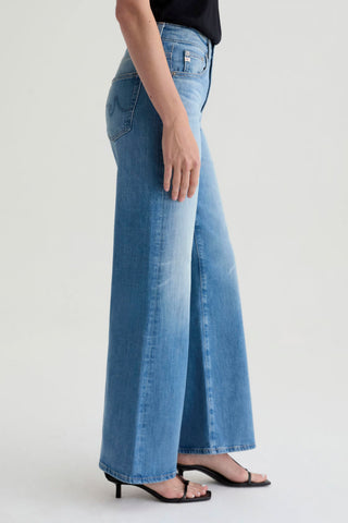 AG Jeans Saide Mid Rise Wide Leg - 18 Years Bisou