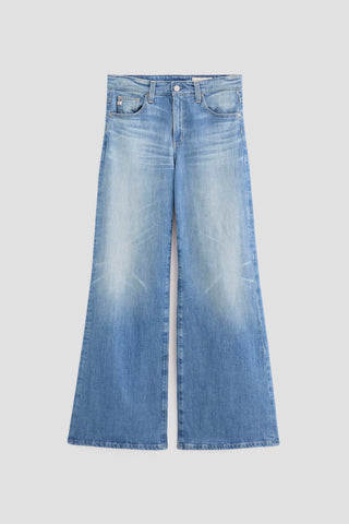 AG Jeans Saide Mid Rise Wide Leg - 18 Years Bisou