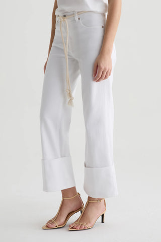 AG Saige Wide Leg Crop Cuffed Jeans - Premium clothing at Lonnys NY - Just $245! Shop Womens clothing now 