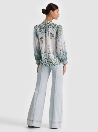 Alice + Olivia Ilan Romantic Blouse