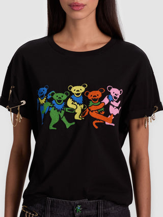 Alice + Olivia Evan Oversized Grateful Dead Tee