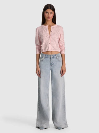 Alice + Olivia Carson Embellished Cardigan