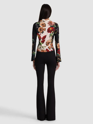 Alice + Olivia Freya Floral Button Down Shirt