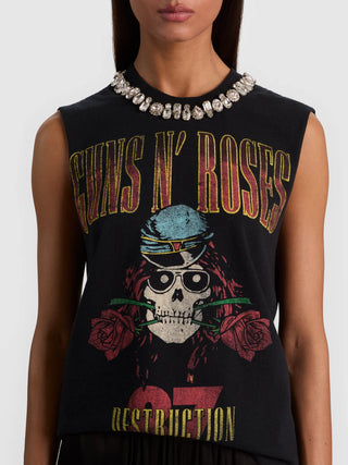Alice + Olivia Guns N Roses Micah Muscle Tee