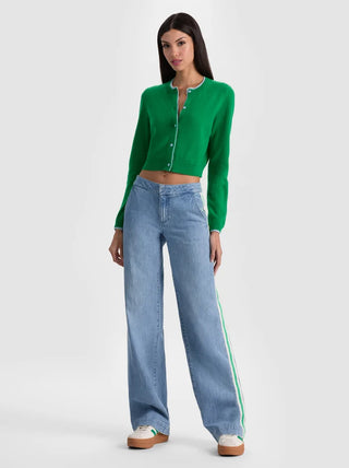 Alice + Olivia Xander Stripe Jeans