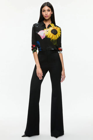 Alice + Olivia Willa Placket Top - Premium clothing at Lonnys NY - Just $395! Shop Womens clothing now 