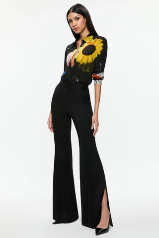 Alice + Olivia Willa Placket Top - Premium clothing at Lonnys NY - Just $395! Shop Womens clothing now 