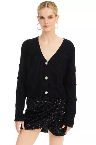 Allison NY Jeweled Cardigan - Premium clothing at Lonnys NY - Just $185! Shop Womens clothing now 