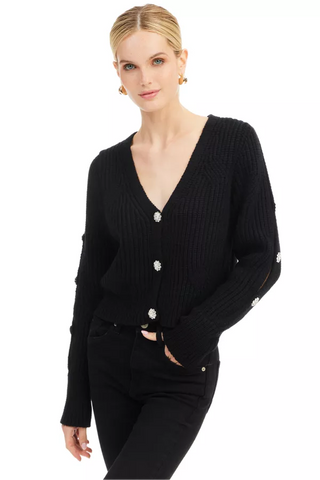 Allison NY Jeweled Cardigan - Premium clothing at Lonnys NY - Just $185! Shop Womens clothing now 